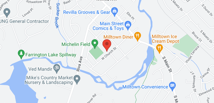 map of 13 South Street, Milltown NJ 08850